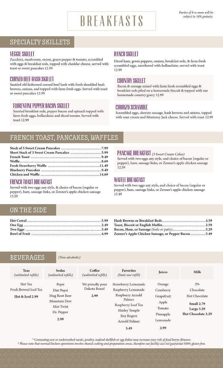 Menu page 2
