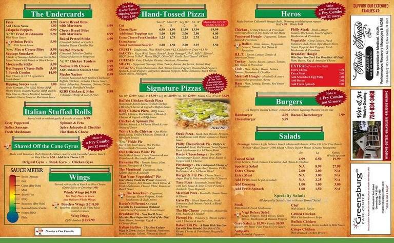 Menu page 2