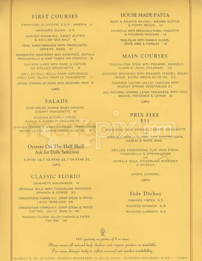 Menu page 2