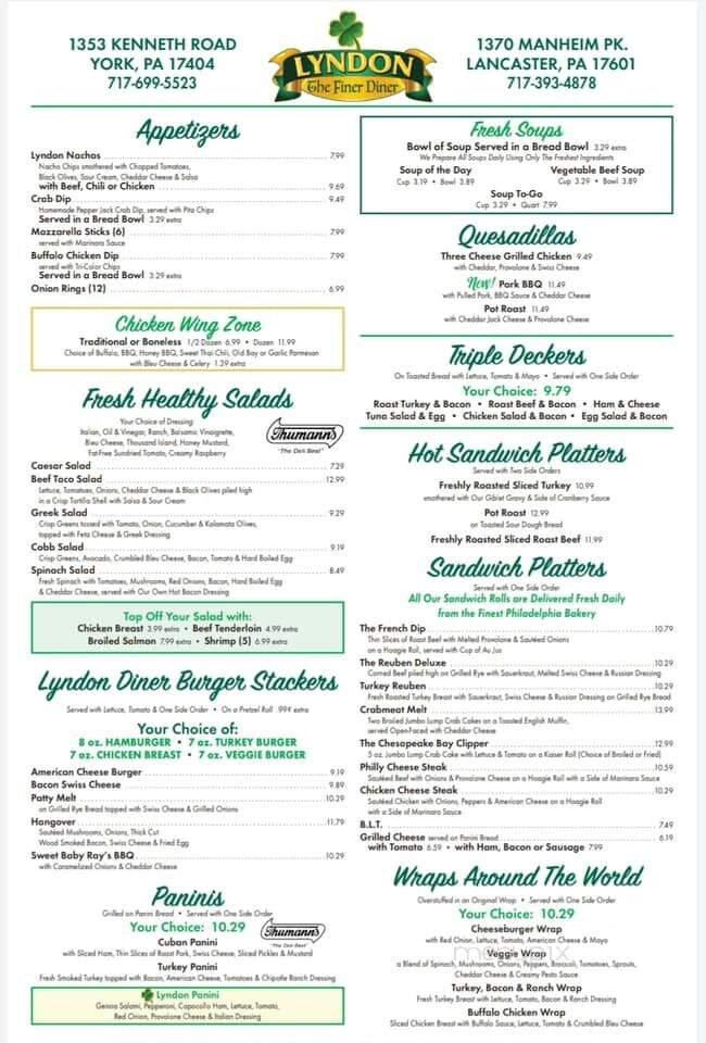 Menu page 2