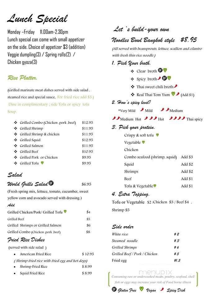 Menu page 2