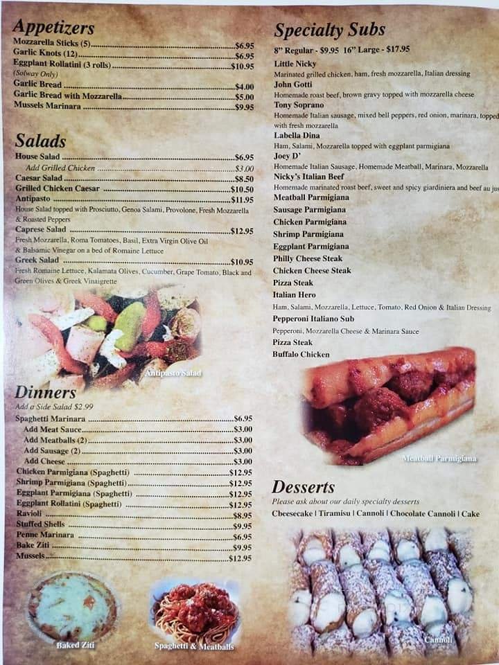 Menu page 2