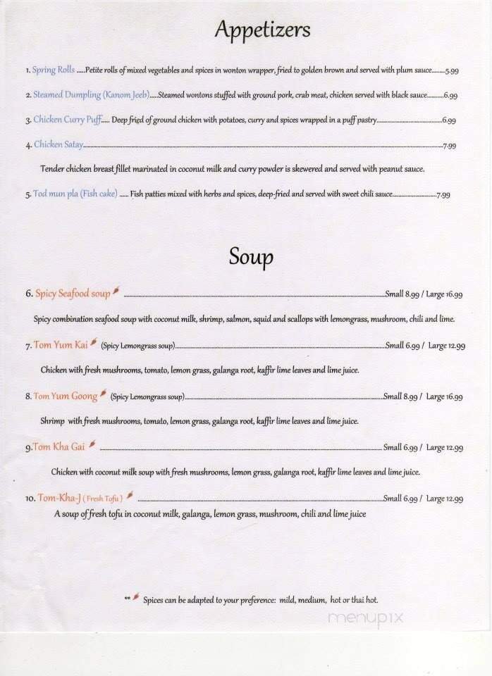 Menu page 2