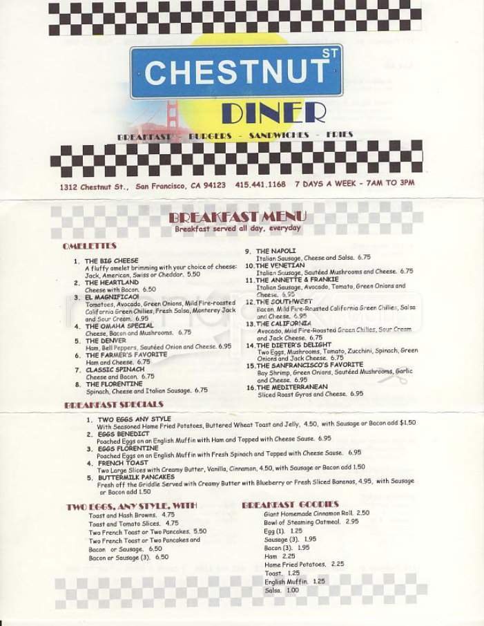 Menu page 1