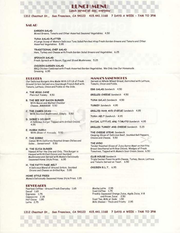 Menu page 2
