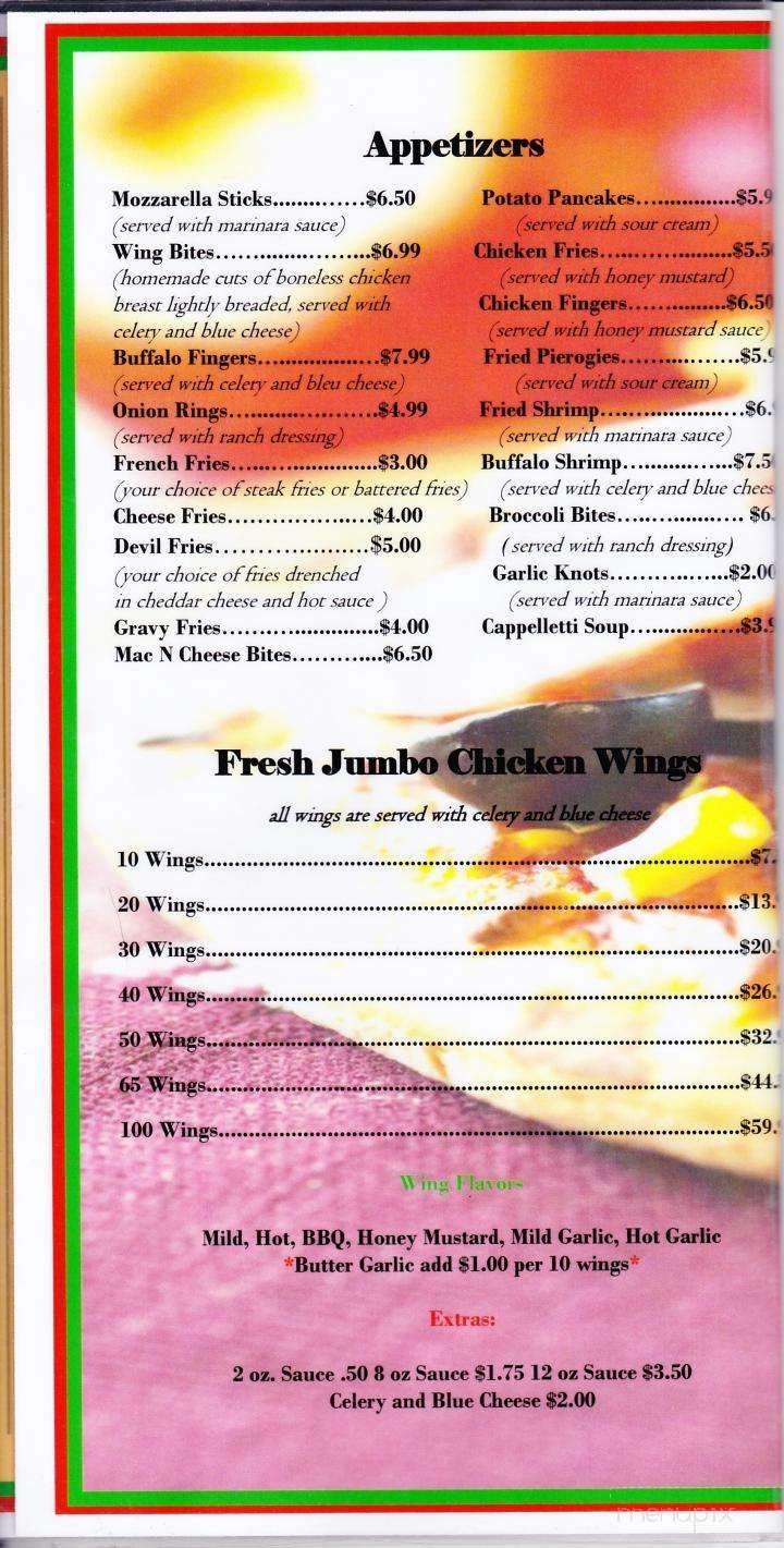Menu page 2