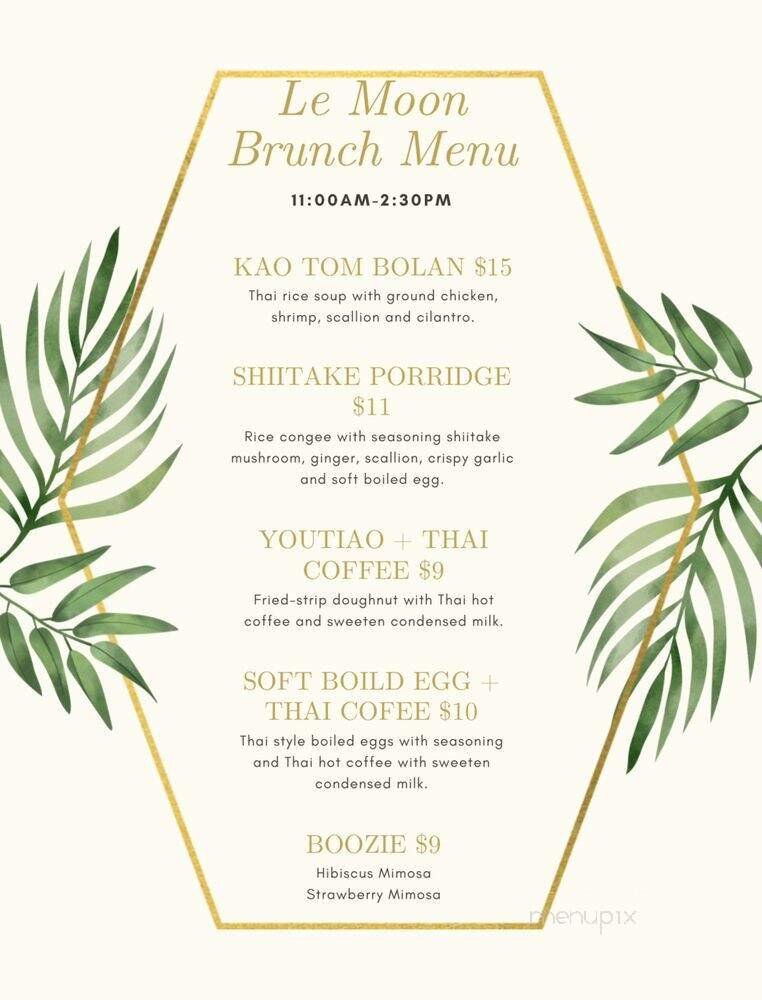 Menu page 1