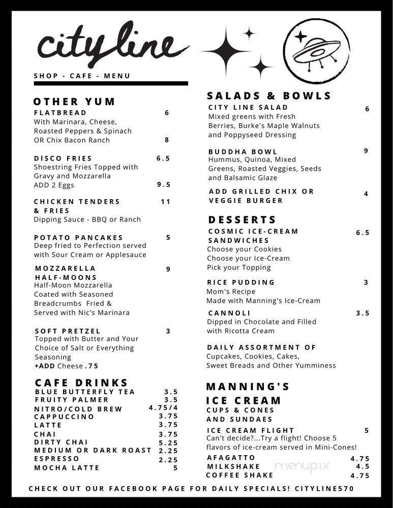 Menu page 2
