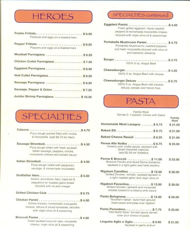 Menu page 2