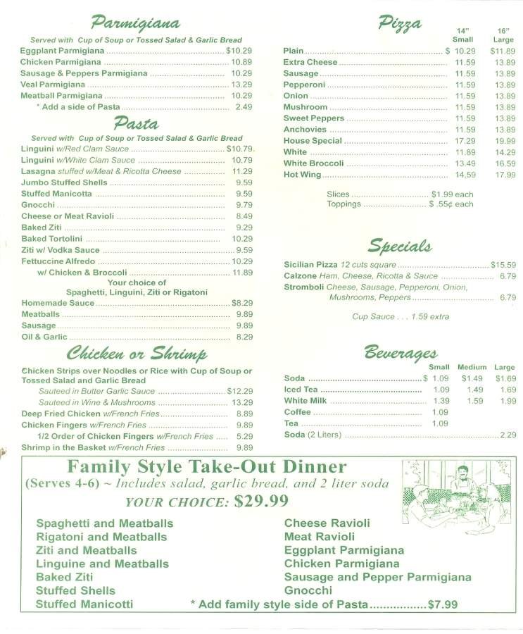 Menu page 2