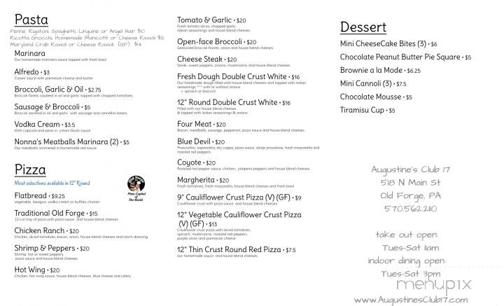 Menu page 2