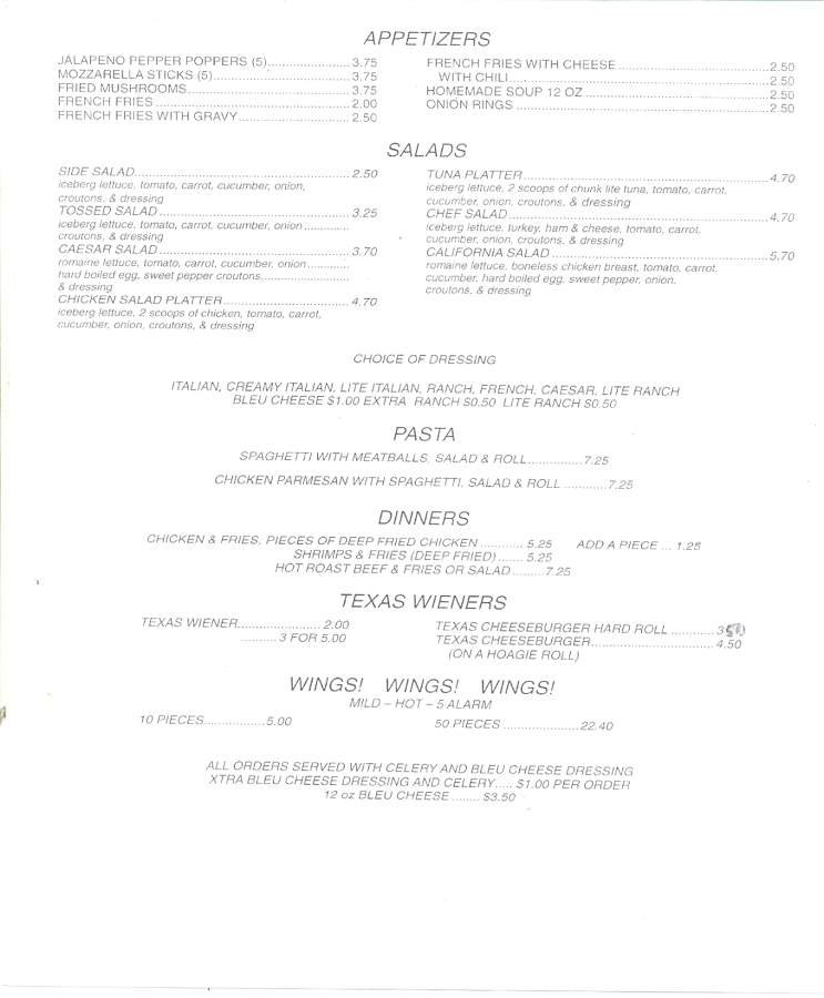 Menu page 2