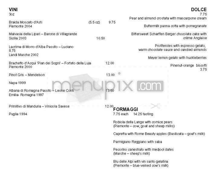 Menu page 2