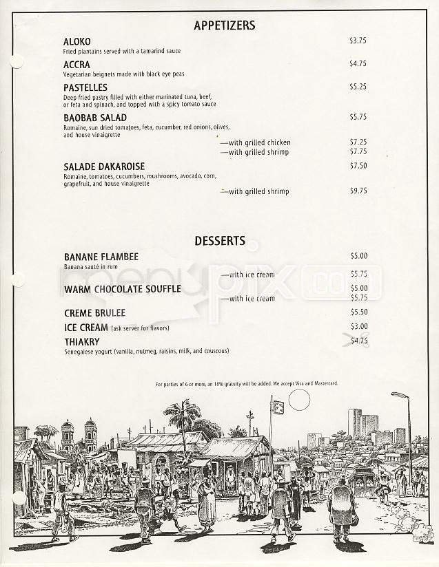 Menu page 2
