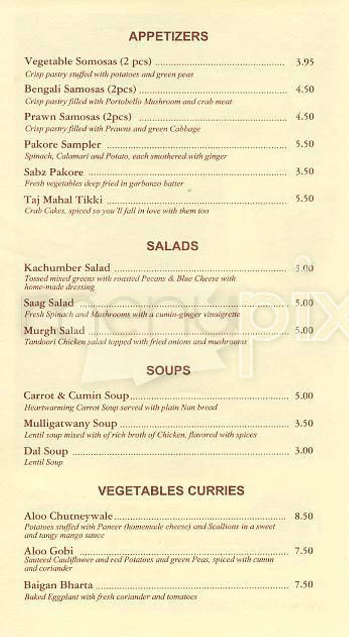 Menu page 2