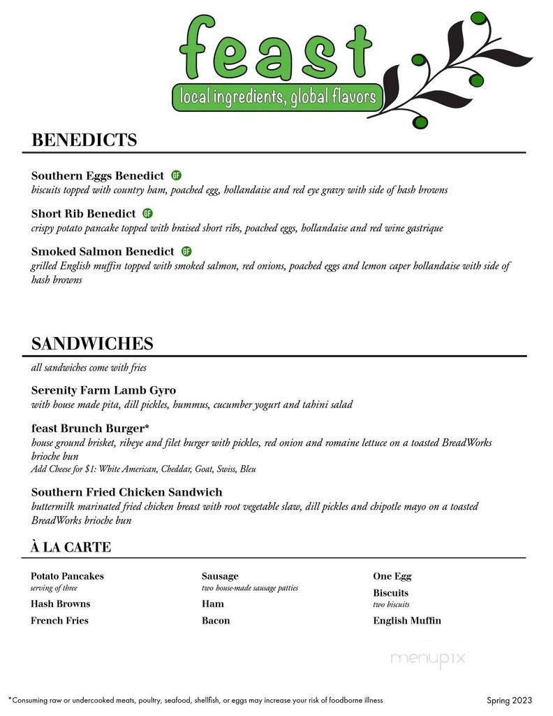 Menu page 1