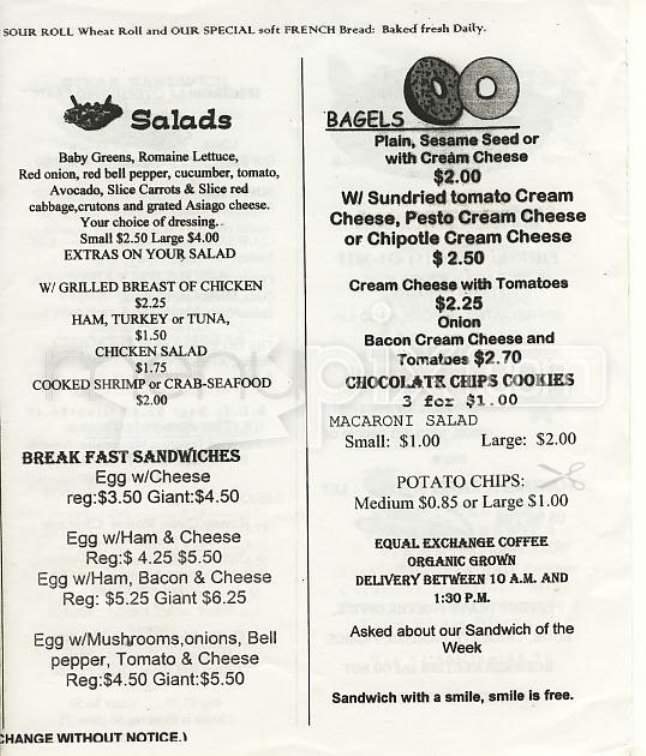 Menu page 4