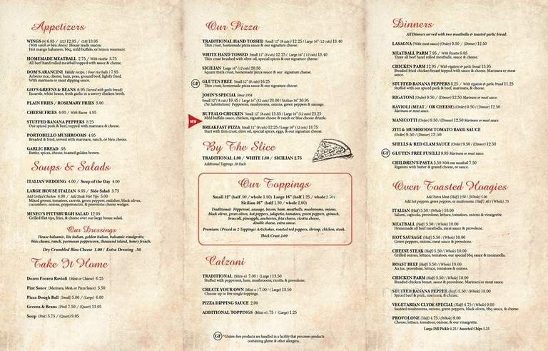 Menu page 2