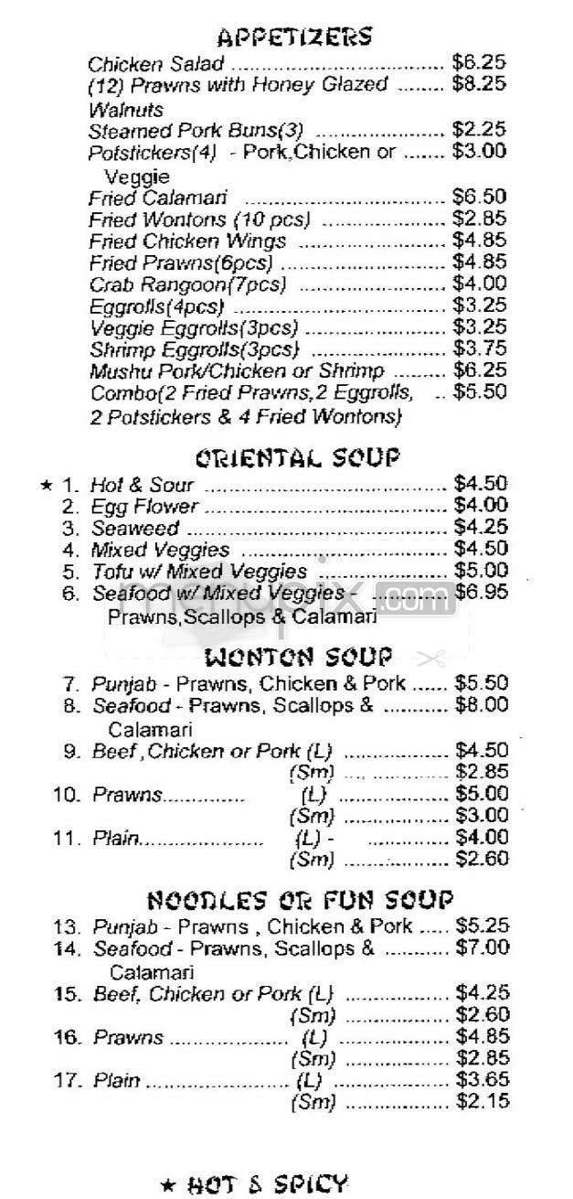 Menu page 2