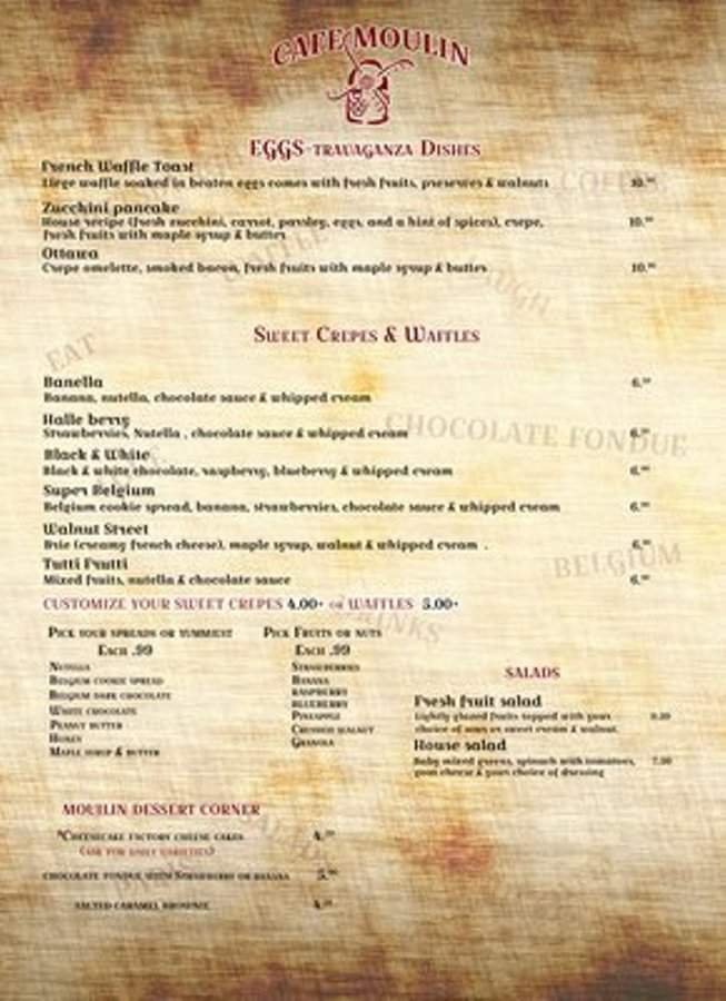 Menu page 2