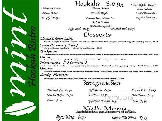 Menu page 1