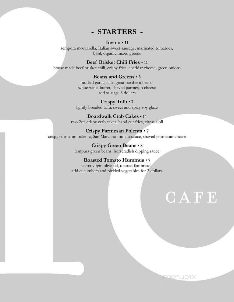 Menu page 1