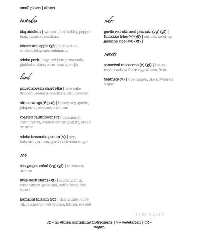 Menu page 5