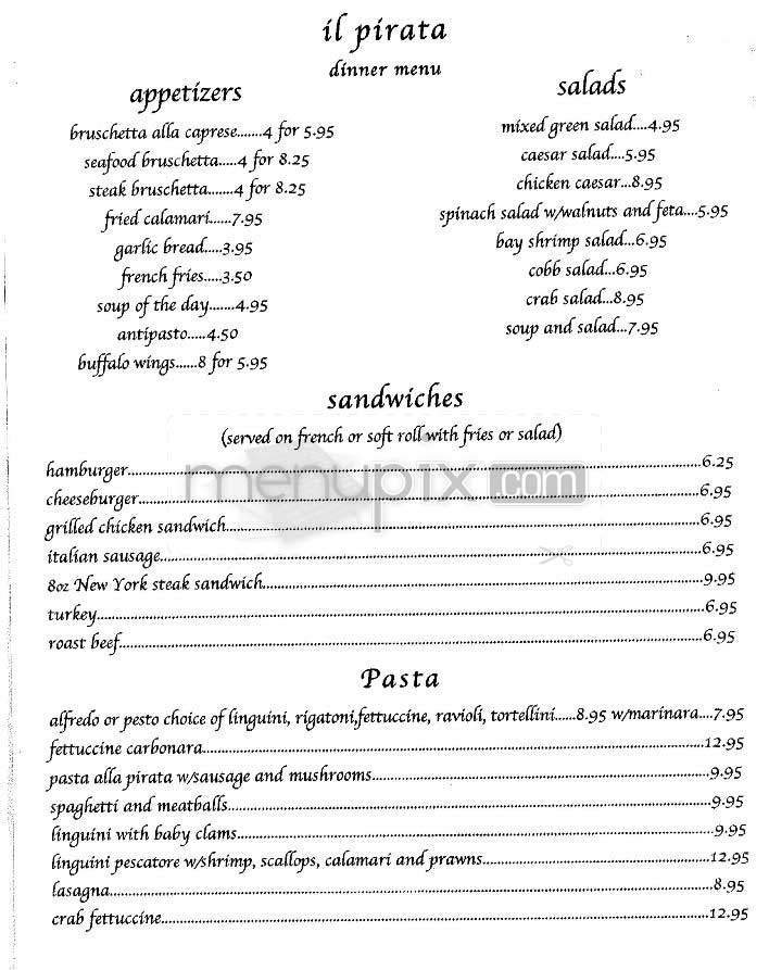 Menu page 2