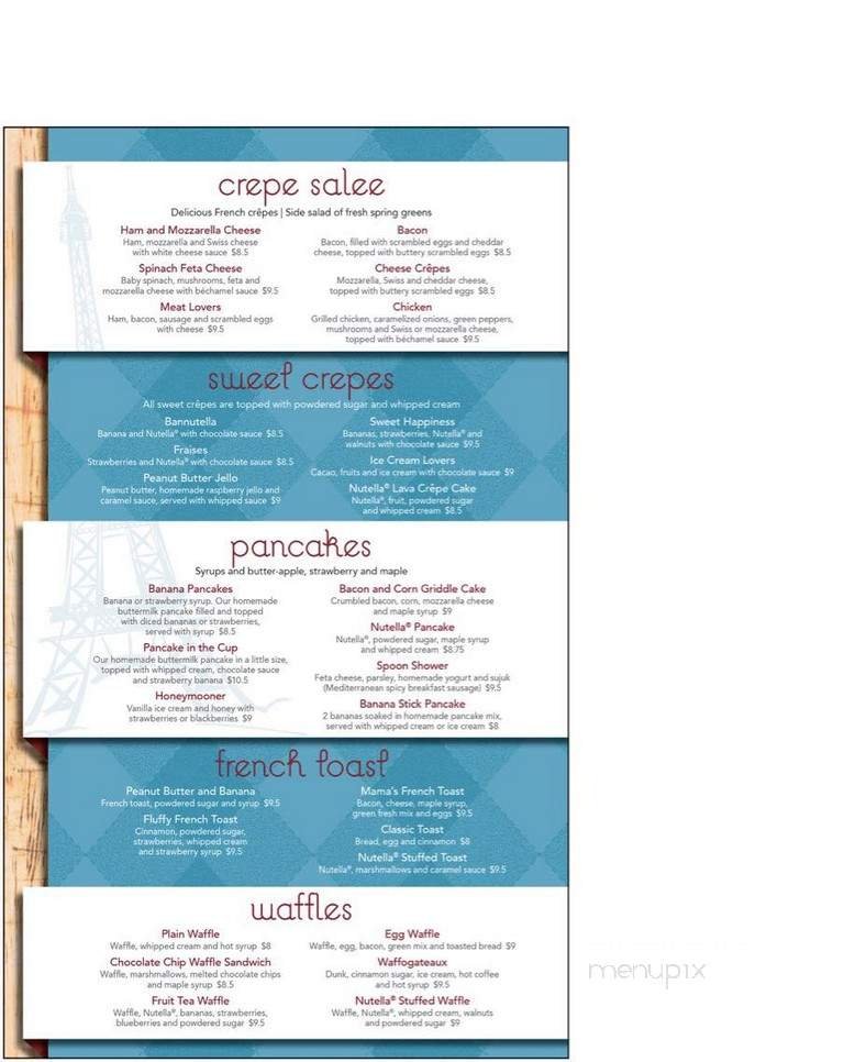 Menu page 2