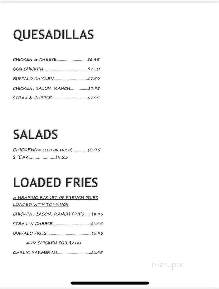 Menu page 1
