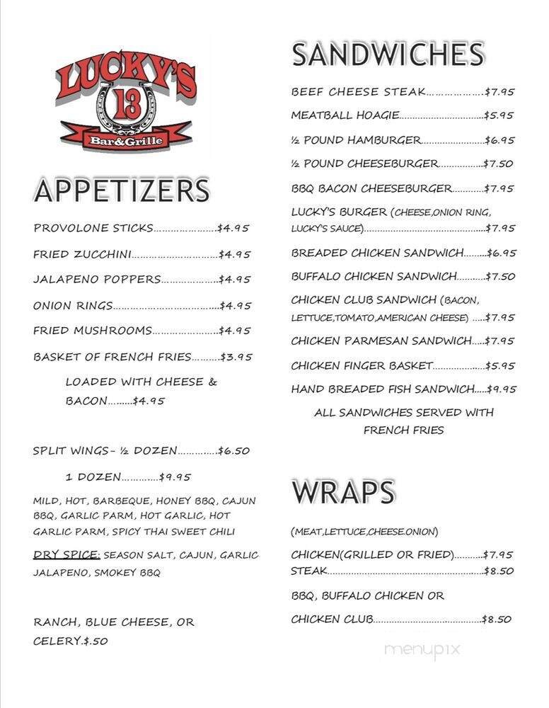 Menu page 2