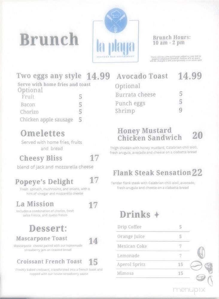 Menu page 1