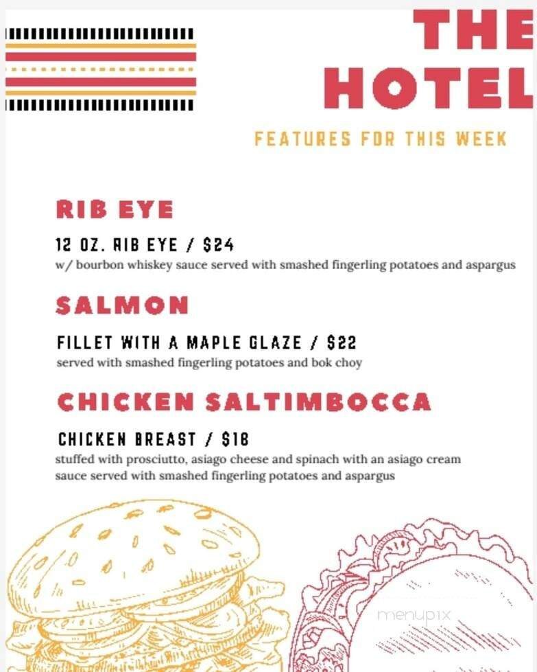 Menu page 1