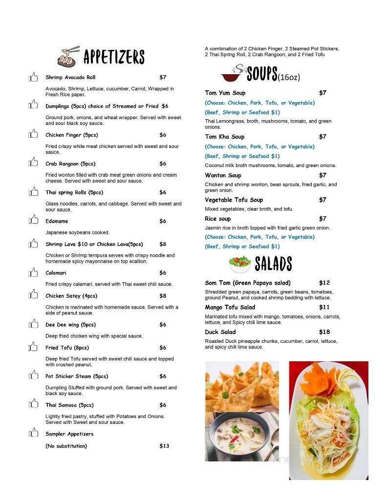 Menu page 2