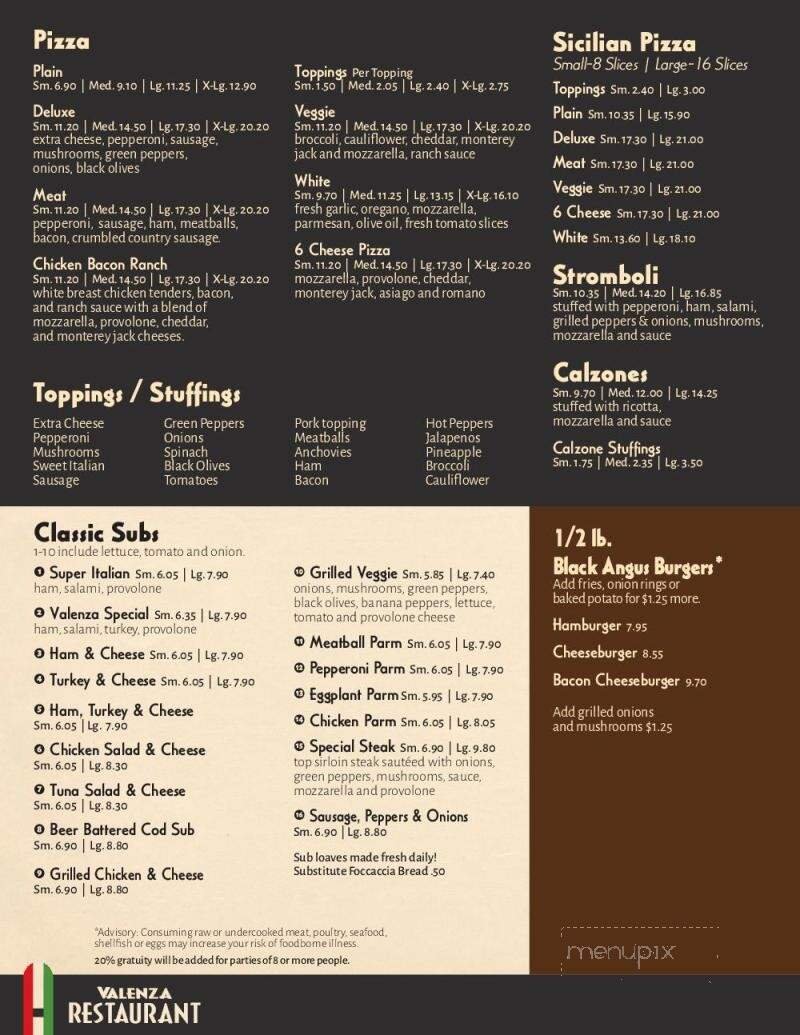 Menu page 2