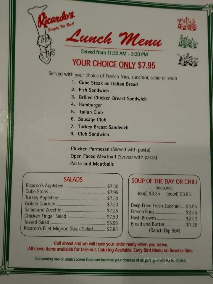Menu page 2