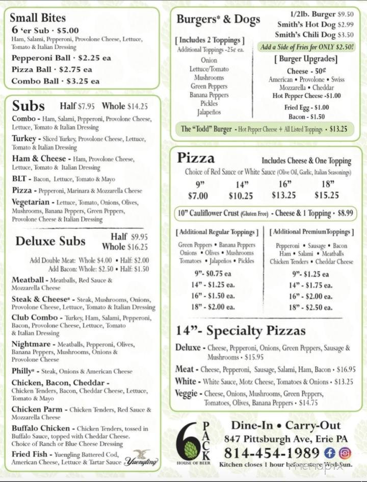 Menu page 2
