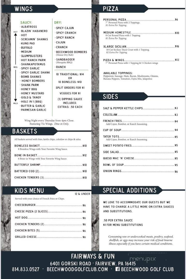 Menu page 2