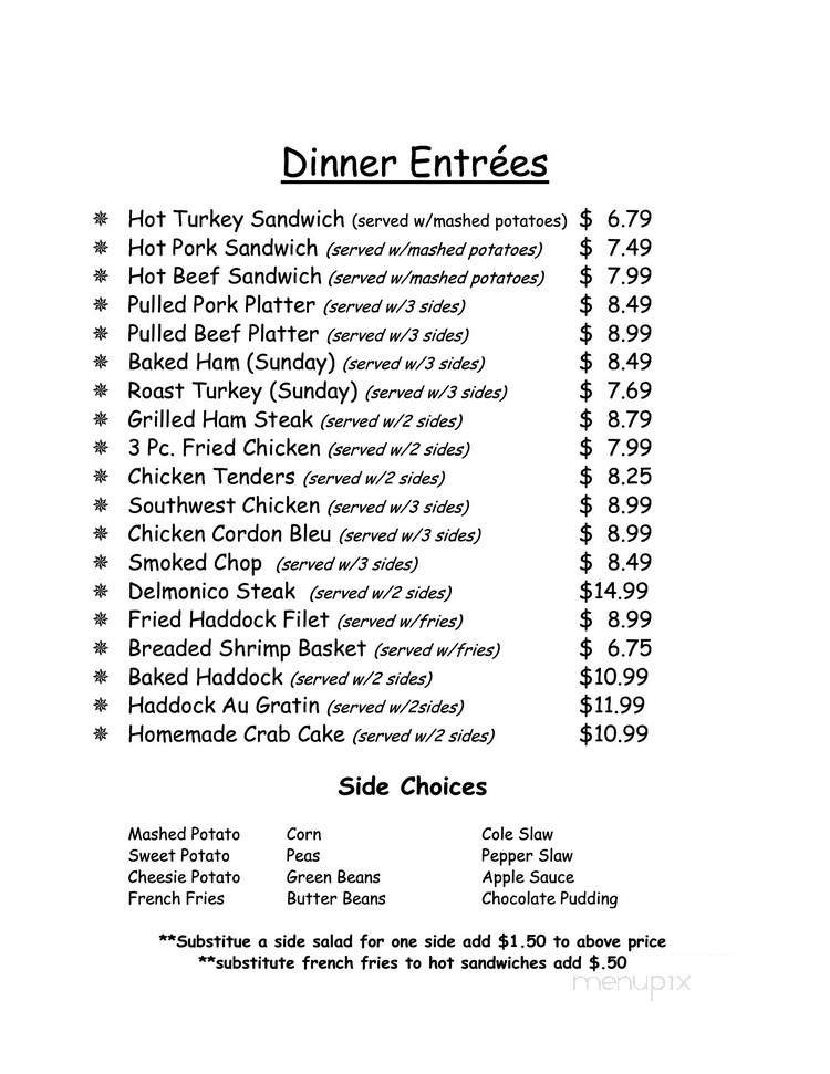 Menu page 2