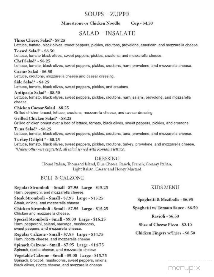 Menu page 2