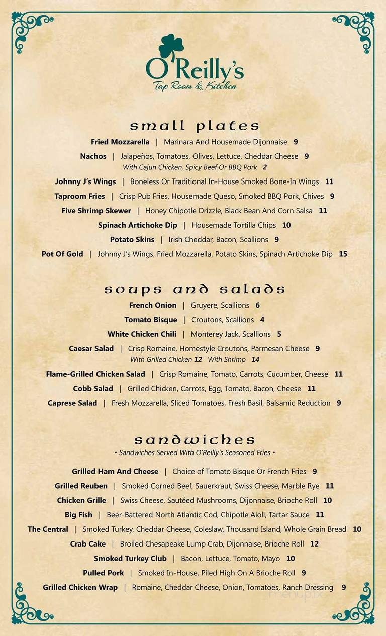 Menu page 2