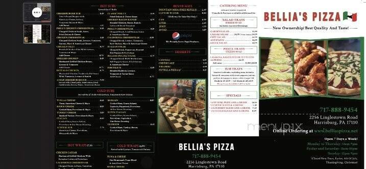 Menu page 1