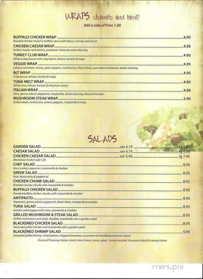 Menu page 2