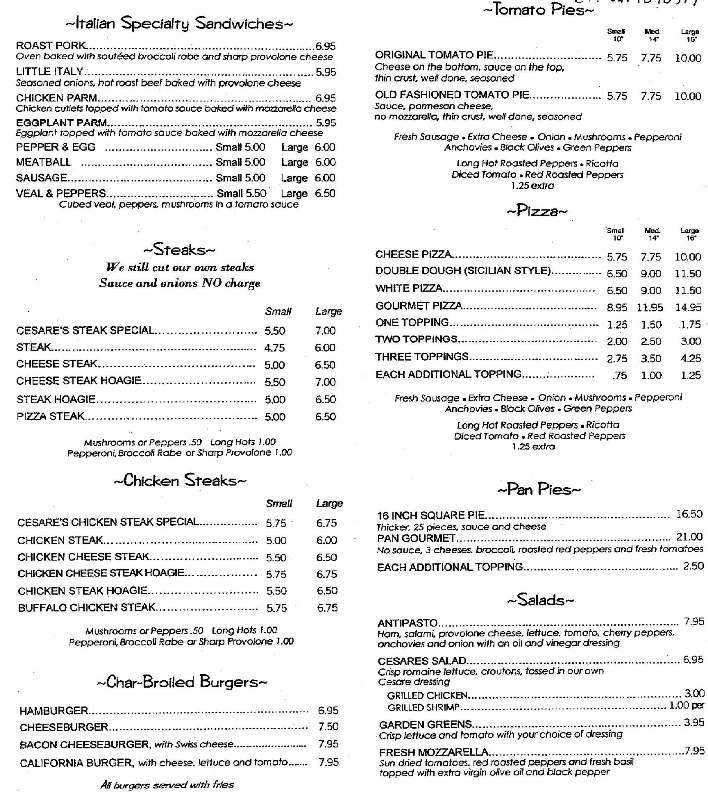 Menu page 2