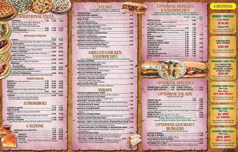Menu page 2