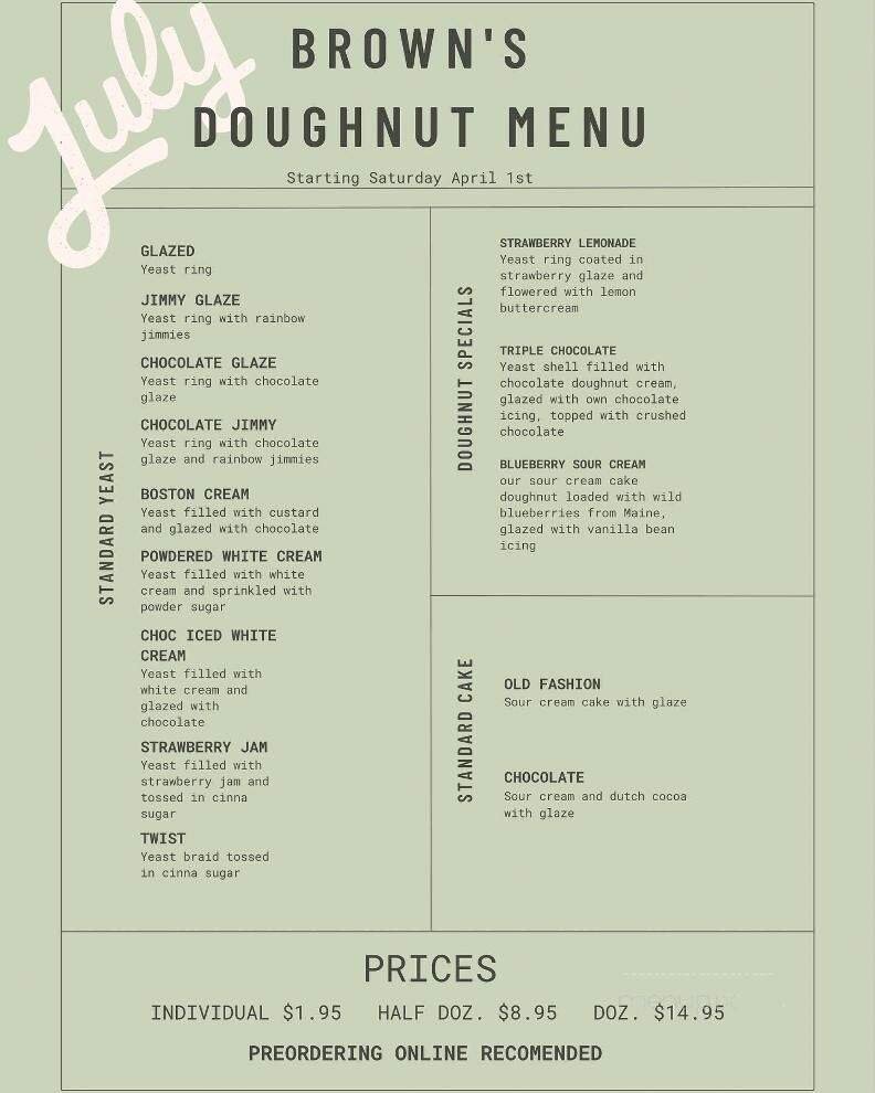 Menu page 1