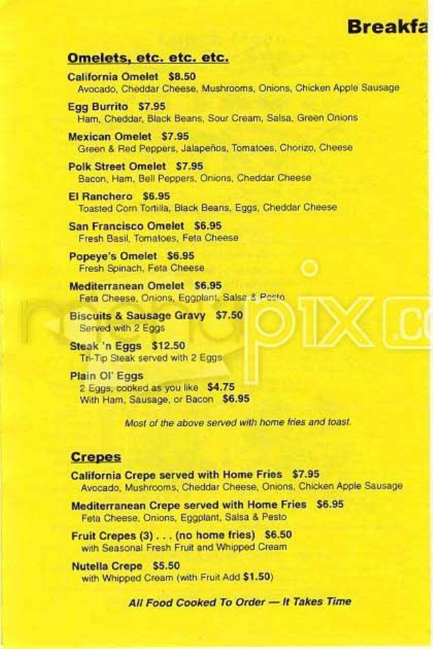 Menu page 2