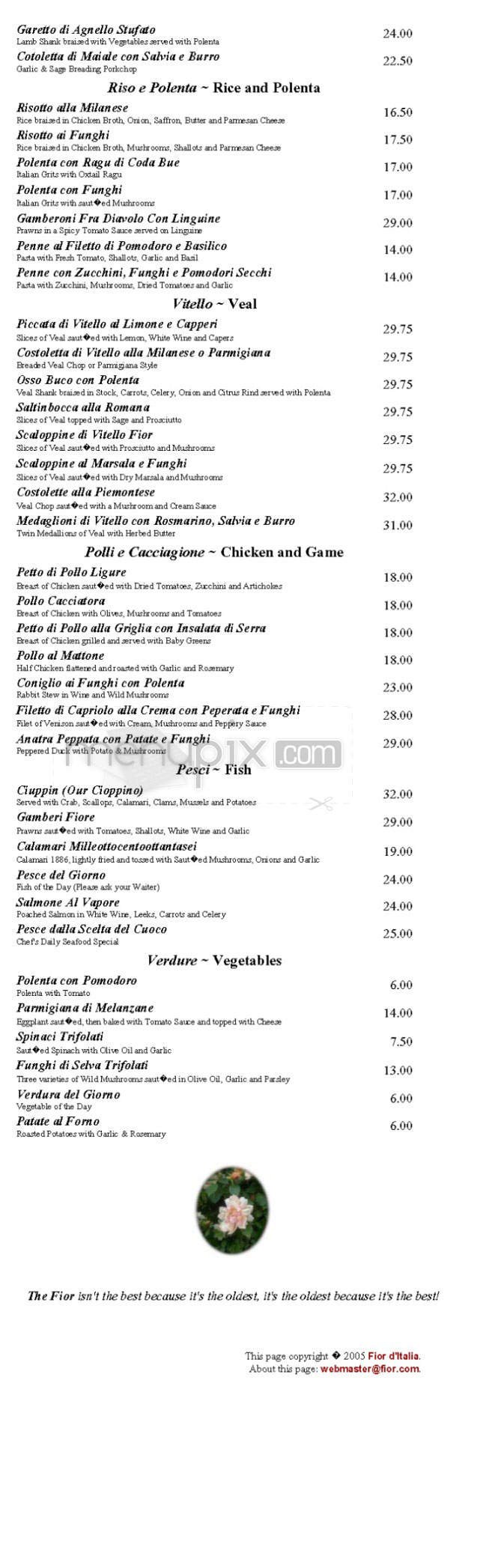 Menu page 2
