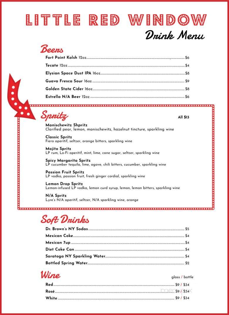 Menu page 2