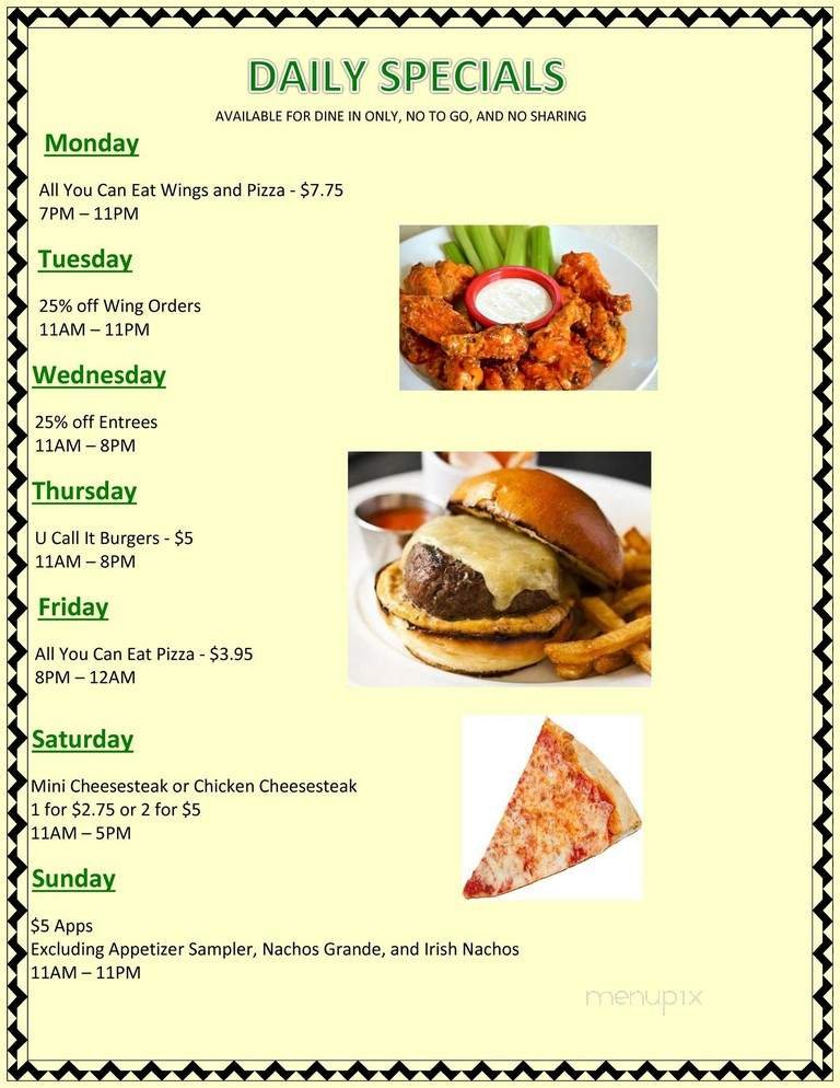 Menu page 2